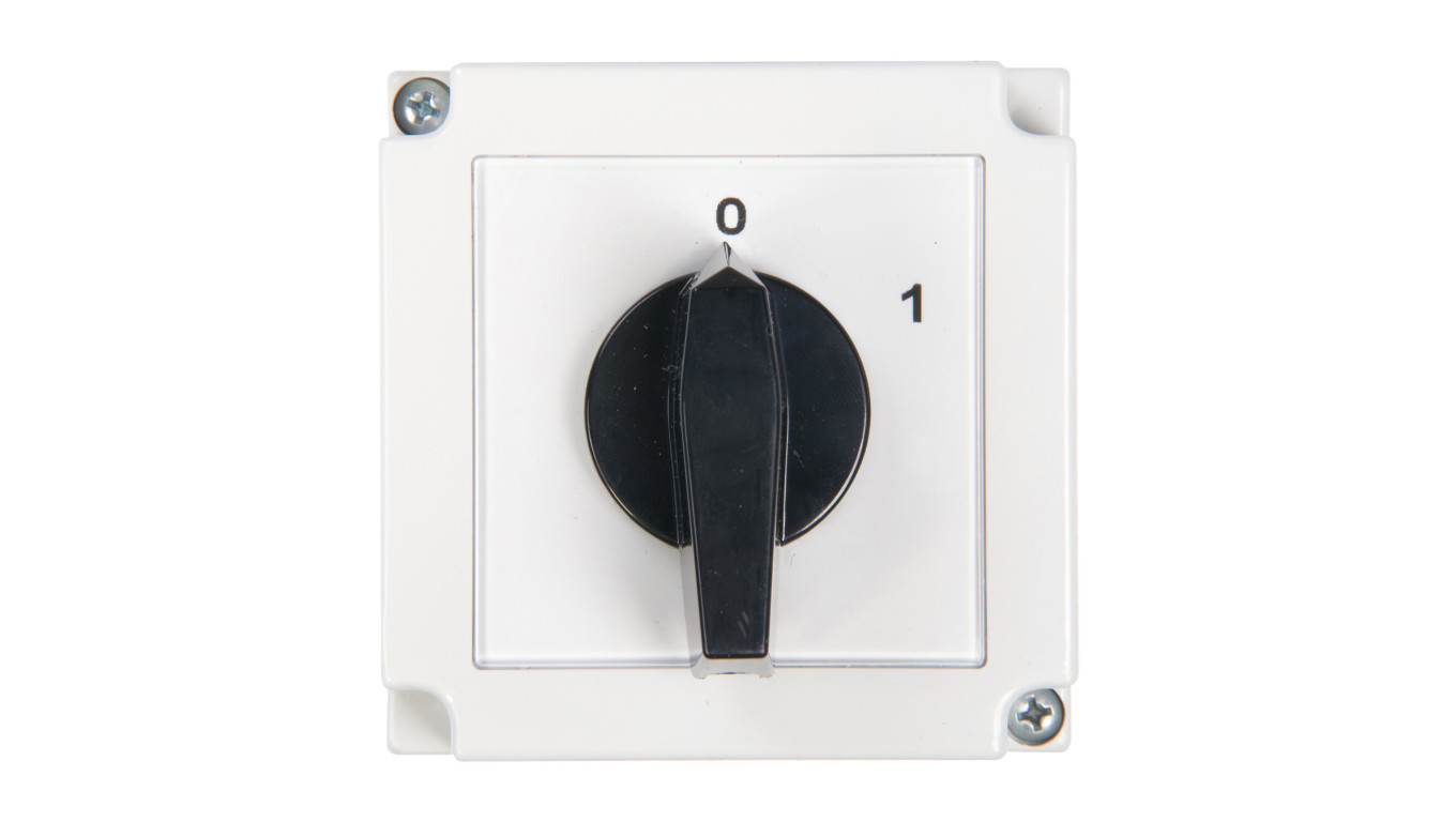 Łącznik krzywkowy 0-1 3P 16A w obudowie 4G16-10-PK R114 63-840306-021