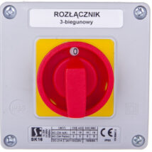 Łącznik krzywkowy 0-1 3P 16A w obudowie SK16-2.8211OB11ZC