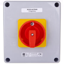 Łącznik krzywkowy 0-1 63A 3P w obudowie żółto-czerwony SK63-2.8211OB16ZC