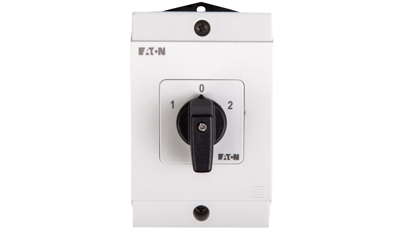 Łącznik krzywkowy 1-0-2 3P 20A w obudowie IP65 T0-3-8212/I1 207123