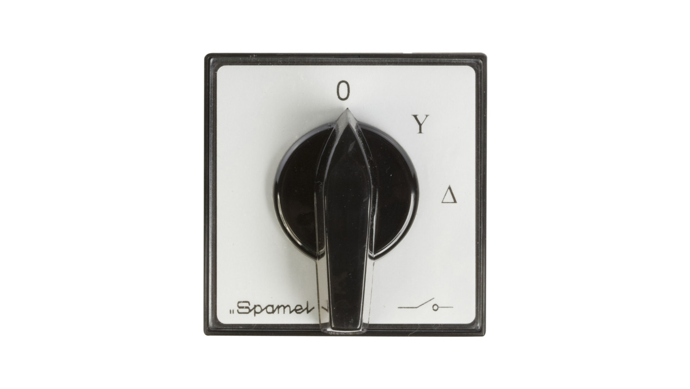 Łącznik krzywkowy gwiazda-trójkąt 3P 63A do wbudowania ŁK63-4.831P03