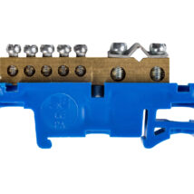 Listwa zaciskowa na szynę 7-torowa niebieska TH35 N LZ-7/N 0920-00