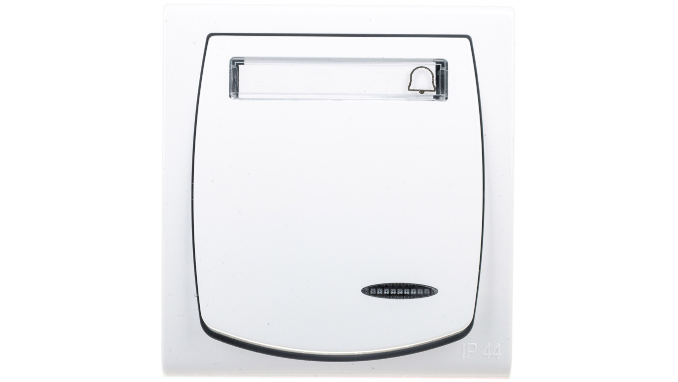 MADERA Przycisk hermetyczny /dzwonek/ z podświetleniem IP44biały ŁNH-6NS/00