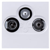 MOSAIC Gniazdo antenowe RTV/SAT gwiazda białe 078786