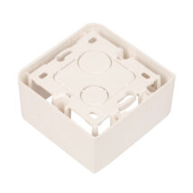 MOSAIC Puszka natynkowa pojedyncza /2moduły/ biała 080281