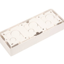 MOSAIC Puszka natynkowa pojedyncza pozioma /6-8modułów/ biała 080286