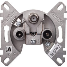 Merten Gniazdo antenowe potrójne R/TV/SAT końcowe MTN466097