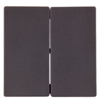 Merten System M Klawisz podwójny antracyt MTN433514