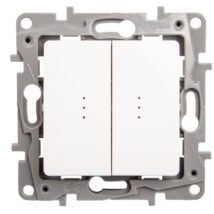 NILOE Łącznik wielofunkcyjny 10AX z podświetleniem biały + 2 LED IP20 664714