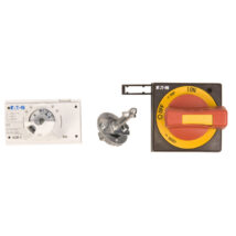 Napęd drzwiowy czerwono-żółty z blokadą NZM1-XTVDVR 260178