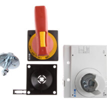 Napęd drzwiowy czerwono-żółty z blokadą NZM3-XTVDVR 260182