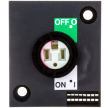 Napęd obrotowy boczny czarny INS 28943