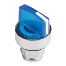 Napęd przełącznika 2 położeniowy niebieski z podświetleniem bez samopowrotu ZB4BK1263