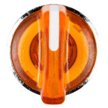 Napęd przełącznika 2 położeniowy żółty z podświetleniem bez samopowrotu ZB4BK1253