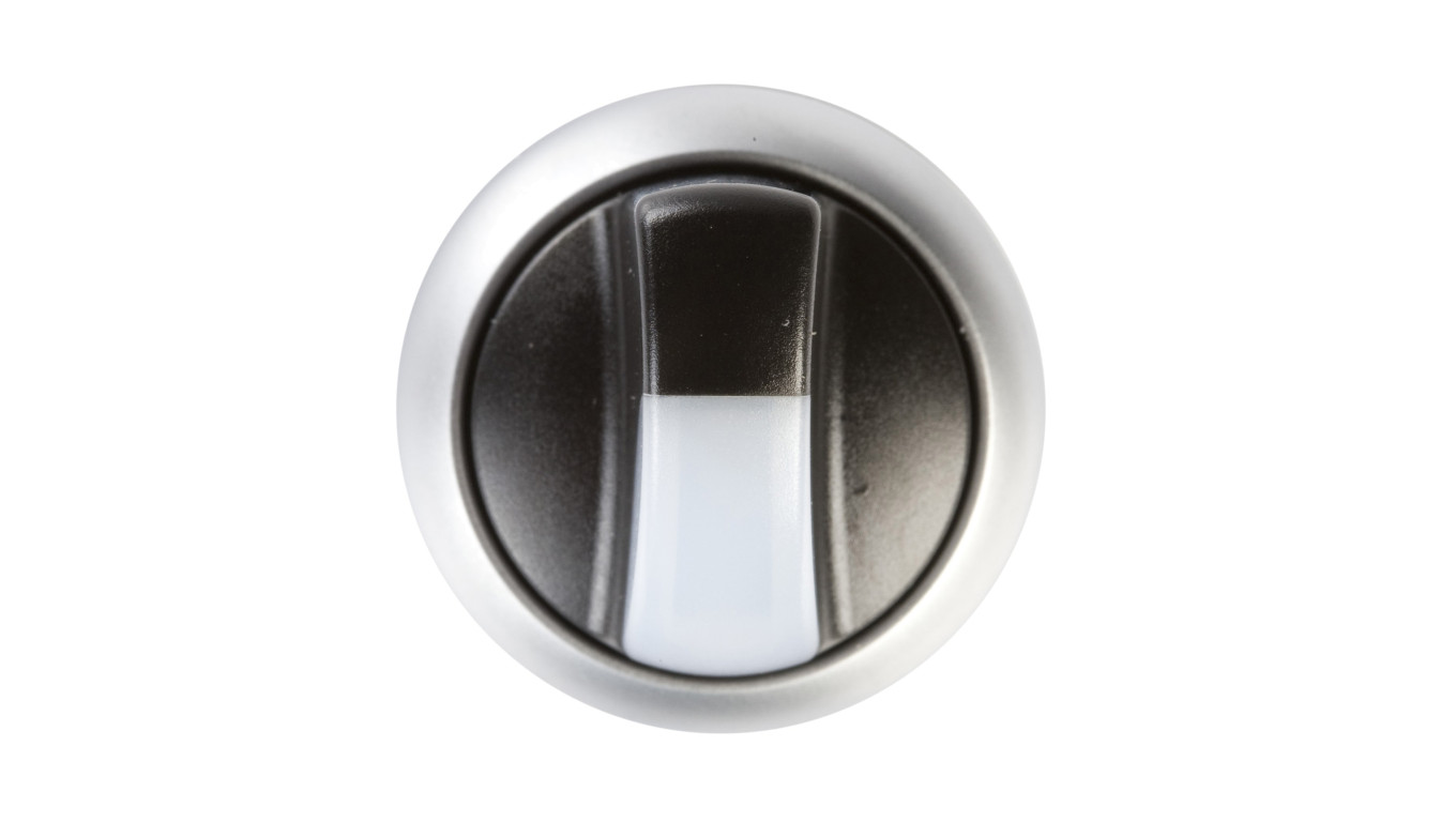 Napęd przełącznika 3 położeniowy biały z podświetleniem bez samopowrotu M22-WRLK3-W 216843