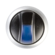 Napęd przełącznika 3 położeniowy niebieski z podświetleniem bez samopowrotu M22-WRLK3-B 216851