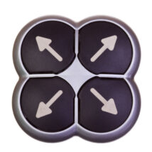 Napęd przycisku 4-ro pozycyjny czarny /strzałki/ z samopowrotem M22-DI4-S-X7 286338