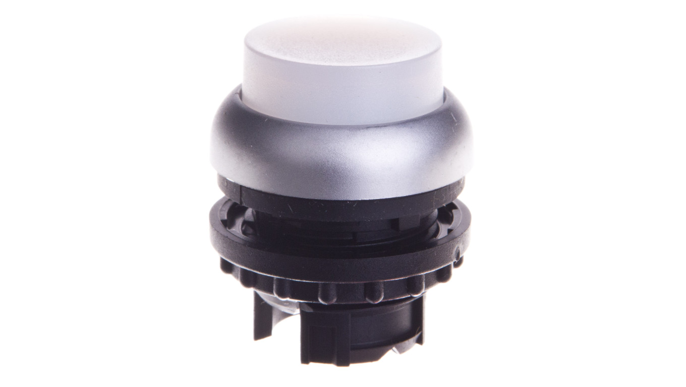 Napęd przycisku biały z podświetleniem bez samopowrotu M22-DRLH-W 216788