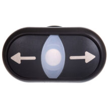 Napęd przycisku podwójnego czarny z podświetleniem z samopowrotem M22S-DDL-S 216711