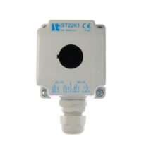 Obudowa kasety 1-otworowa 22mm szara IP65 ST22K100