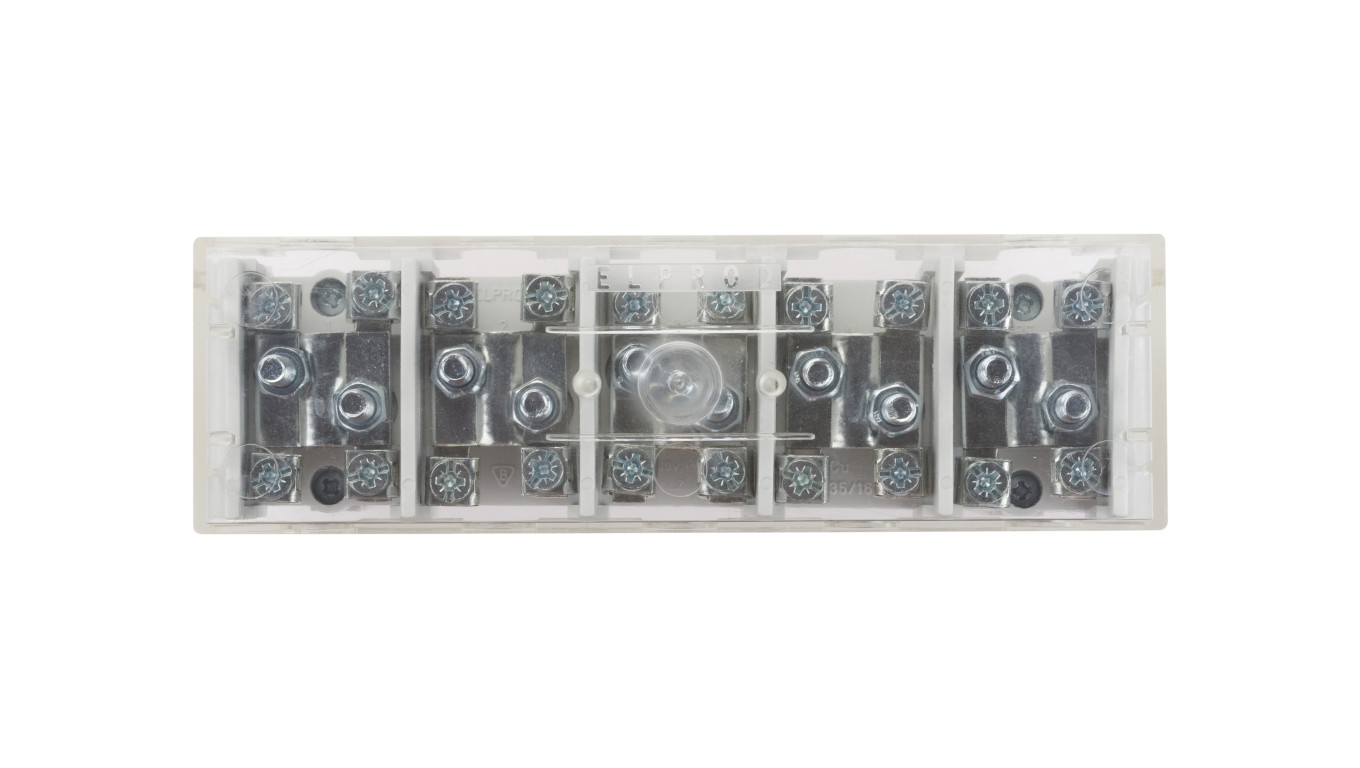 Odgałęźnik instalacyjny 5-torowy (zacisk: 5x2x35mm2 -5x4x16mm2) LZ5x35/16 wyk.22P 84037002