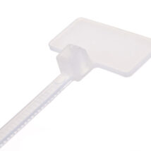 Opaska kablowa z tabliczką opisową TKOT 11/3 biała E01TK-01030200301 /100szt./