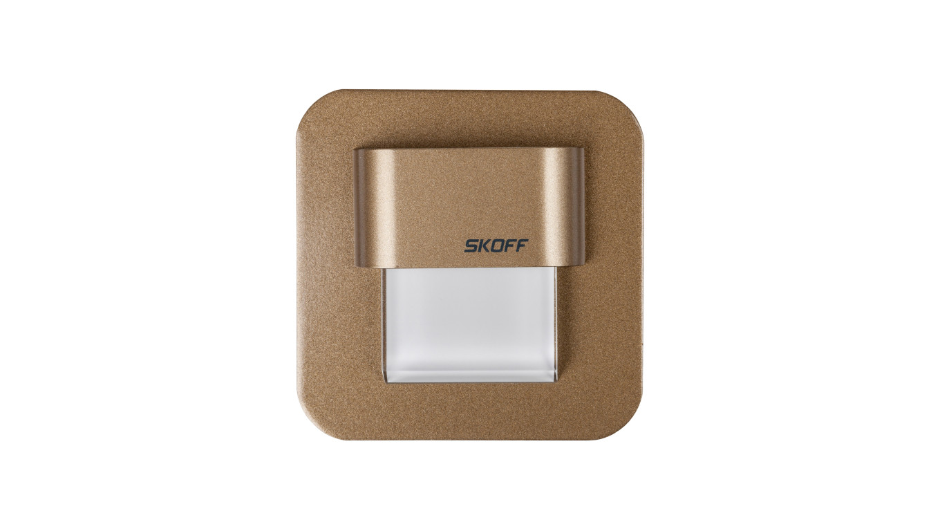 Oprawa przyschodowa SALSA mini LED Light 10 V DC 0,4 W IP 20 3000 K mosiądz mat