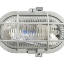 Oprawa kanałowa OVAL 1x60W E27 IIkl. 230V IP44 z siatką z tworzywa, popielata 102011/EU
