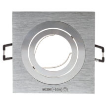 Oprawa punktowa 1x50W GX5,3 IIIkl. 12V IP20 SEIDY CT-DTL50-AL kwadrat 18281