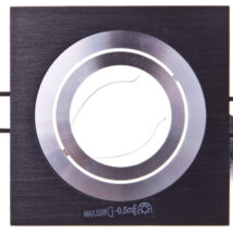 Oprawa punktowa 1x50W GX5,3 IIIkl. 12V IP20 SEIDY CT-DTL50-B kwadratowa czarna 18289