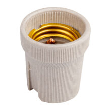 Oprawka do żarówek gniazdo E27 duży gwint ceramiczna HLDR-E27 02160