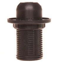 Oprawka izolacyjna E14 z gwintem zewnetrznym czarna OTE14-01/2