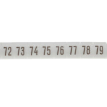 Oznacznik biały DK2/Z5 /71-80/ 89300006 (100szt.)