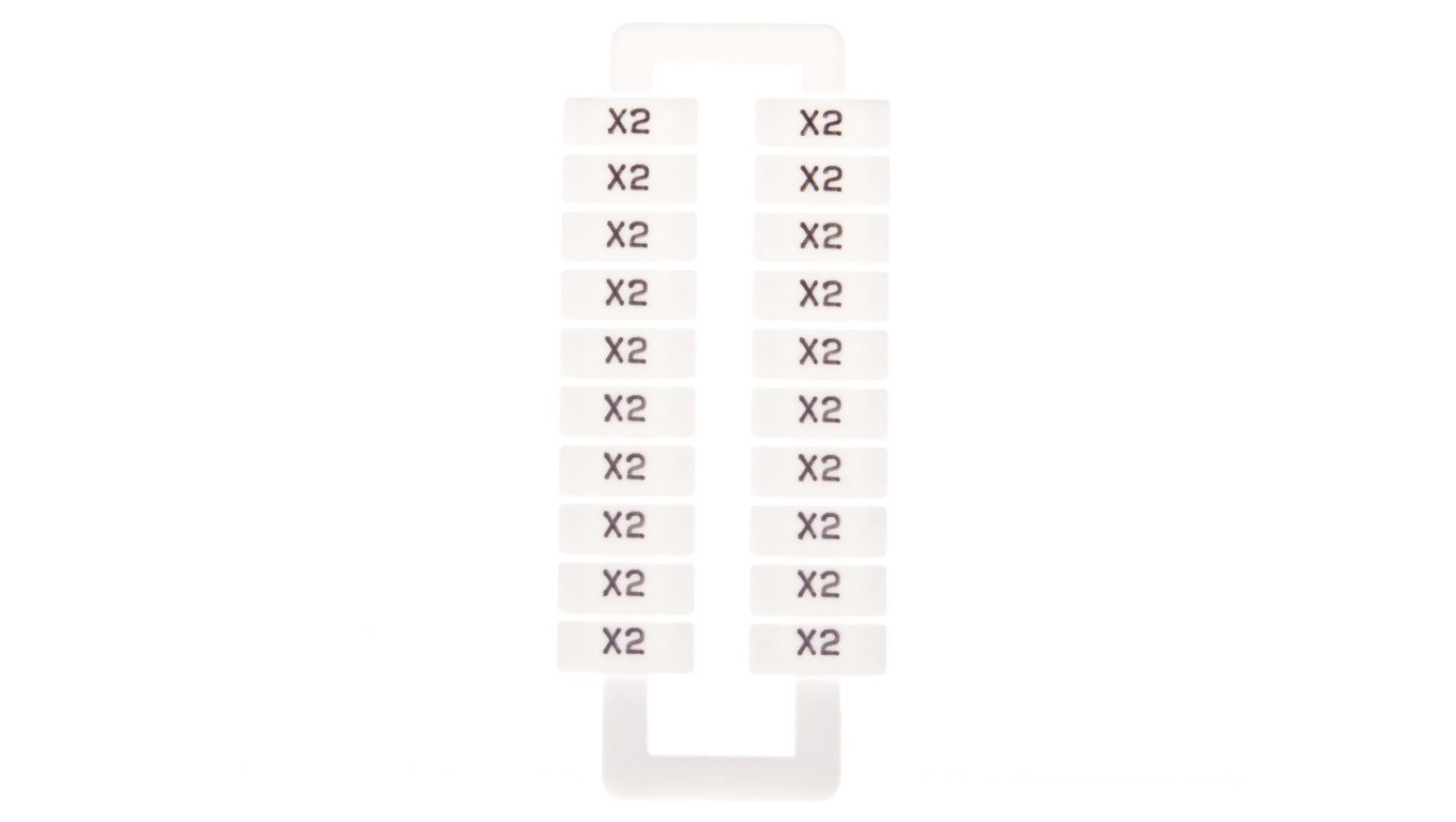 Oznacznik biały (blister 20szt.) 43192 (nadruk X2)