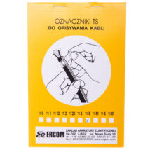 Oznacznik do opisywania ręcznego TS 5 biały E04ZP-02010100500 /50szt./