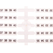 Oznacznik elastyczny do złączek szynowych EO3 /31-40/ 20x10szt. 003901758