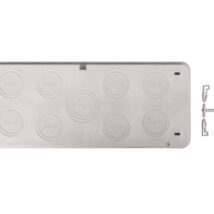 Płyta przepustowa 8xM25/32 1xM25/32/40 IP 65 do ścianek 300mm Mi FM32 HPL2000130