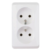 Prima Gniazdo podwójne z/u 16A IP20 białe GWN-230P WDE001043