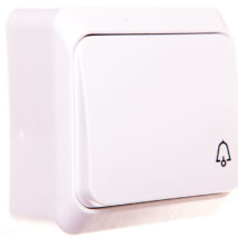 Prima Przycisk dzwonek mechanizm z pełną obudową biały IP20 przycisk 1x WNt-101P WDE001012