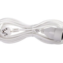 Przedłużacz 1-gniazdo z/u 5m /H05VV-F 3×1/ biały P0115