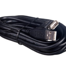 Przedłużacz czarny USB A /M – USB A /Ż s/USB 2.0 AK-300202-030-S 3m