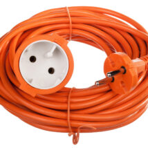 Przedłużacz ogrodowy 1-gniazdo b/u 10m /H05VV-F 2×1/ pomarańczowy P01310