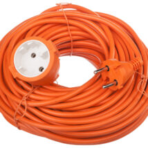 Przedłużacz ogrodowy 1-gniazdo b/u 30m /H05VV-F 2×1/ pomarańczowy P01330