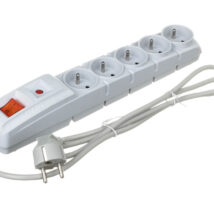 Przedłużacz przeciwprzepięciowy 5-gniazd z/u ACAR F5 1,5m szary