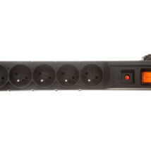 Przedłużacz przeciwprzepięciowy 5-gniazd z/u ACAR F5 3m czarny