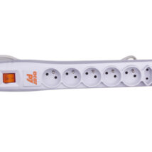 Przedłużacz przeciwprzepięciowy 7-gniazd ACAR P7 3m szary