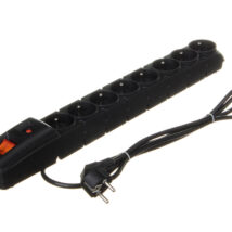 Przedłużacz przeciwprzepięciowy 8-gniazd z/u ACAR S8 1,5m czarny