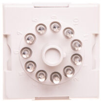 Przekaźnik czasowy 2P 5A 1-12sek 110/127V AC/DC opóźnione załączenie RTX-132 110/127 12SEK