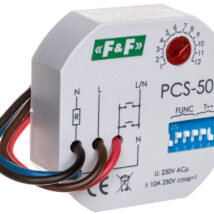 Przekaźnik czasowy 8-funkcyjny z wejściem START 10A 1Z 230V AC 0,1sek-24h PCS-506