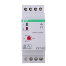 Przekaźnik kolejności, zaniku i asymetrii faz 10A 1P 4sek 40-80V CKF-BR
